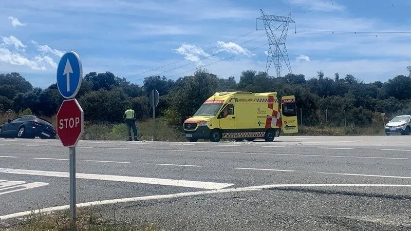 Accidente de tráfico en el km 78 de la N6